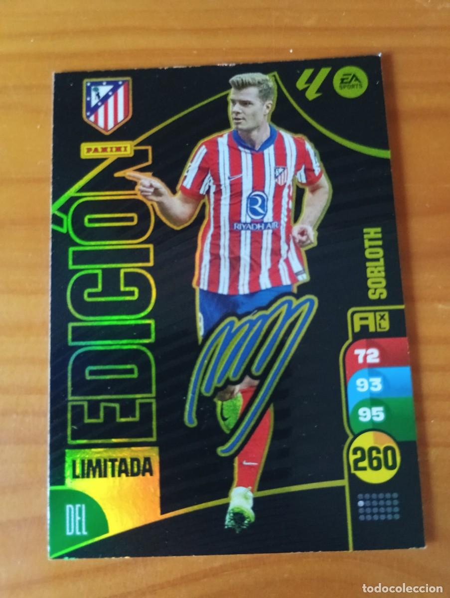 Figurine di Calcio: SORLOTH PREMIUM FIRMADA ADRENALYN 24 25 2024 2025 EDICI&Oacute;N LIMITADA ATL&Eacute;TICO DE MADRID