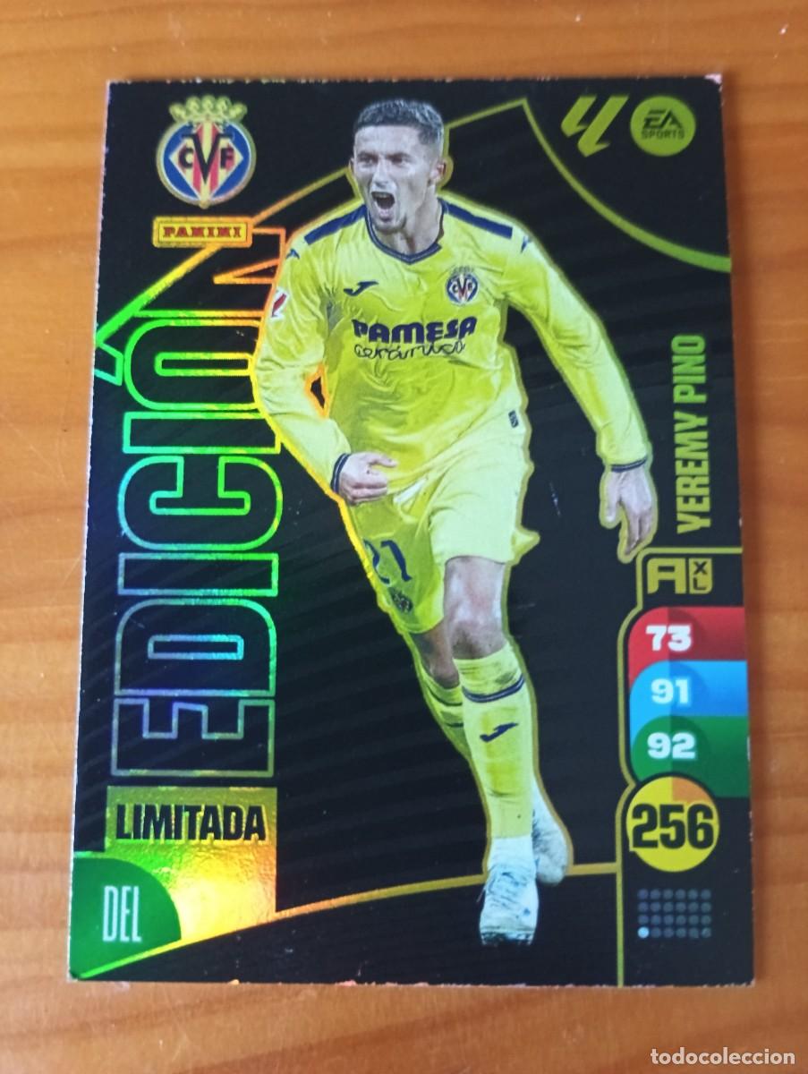 Cromos de f&uacute;tbol: Adrenalyn XL 2024-25. Yeremy Pino. Edici&oacute;n Limitada