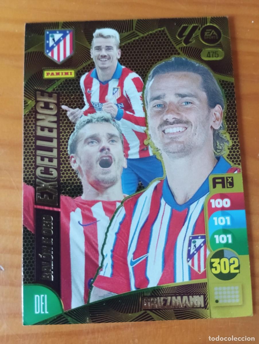 Cromos de f&uacute;tbol: 475 GRIEZMANN BALON DE ORO EXCELLENCE ADRENALYN 24 25 2024 2025