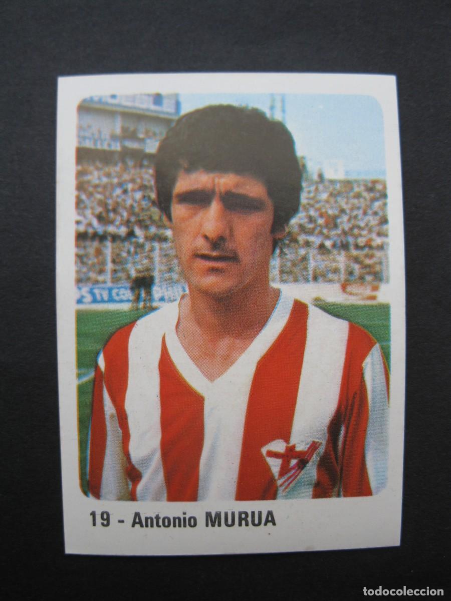 Cromos de f&uacute;tbol: MURUA (A.D. ALMER&Iacute;A) - N&ordm; 19 - F&Uacute;TBOL 80/81 - CROMO CROM - NUNCA PEGADO.