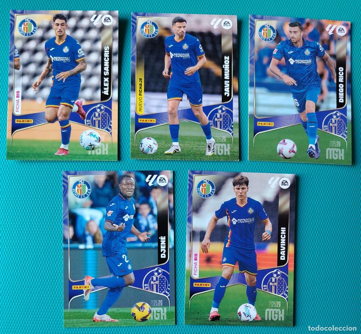 Cartes &agrave; collectionner de Football: 5 CROMOS MEGACRACKS - GETAFE - TEMPORADA 2025 / 26 - NUEVOS - 023EDK