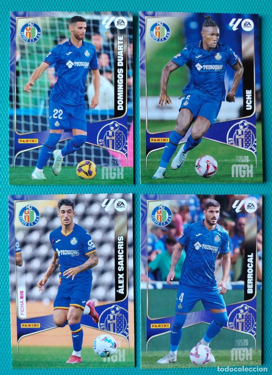 Cartes &agrave; collectionner de Football: 4 CROMOS MEGACRACKS - GETAFE - TEMPORADA 2025 / 26 - NUEVOS - 015TGS