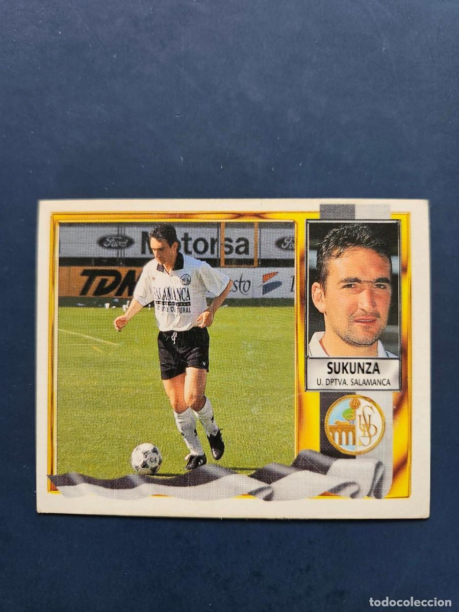 Cromos de f&uacute;tbol: SUKUNZA SALAMANCA LIGA ESTE 95 96 1995 1996 SIN PEGAR NUNCA PEGADO
