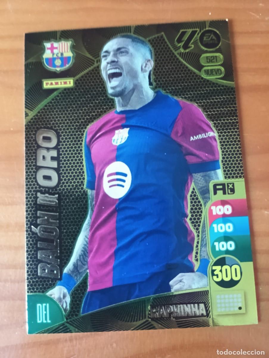 Cromos de f&uacute;tbol: 521 RAPHINHA BARCELONA BALON DE ORO ACTUALIZACION PANINI LIGA ADRENALYN XL 2024 2025 24 25