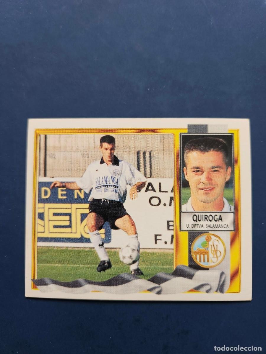Cromos de f&uacute;tbol: QUIROGA SALAMANCA LIGA ESTE 95 96 1995 1996 SIN PEGAR NUNCA PEGADO