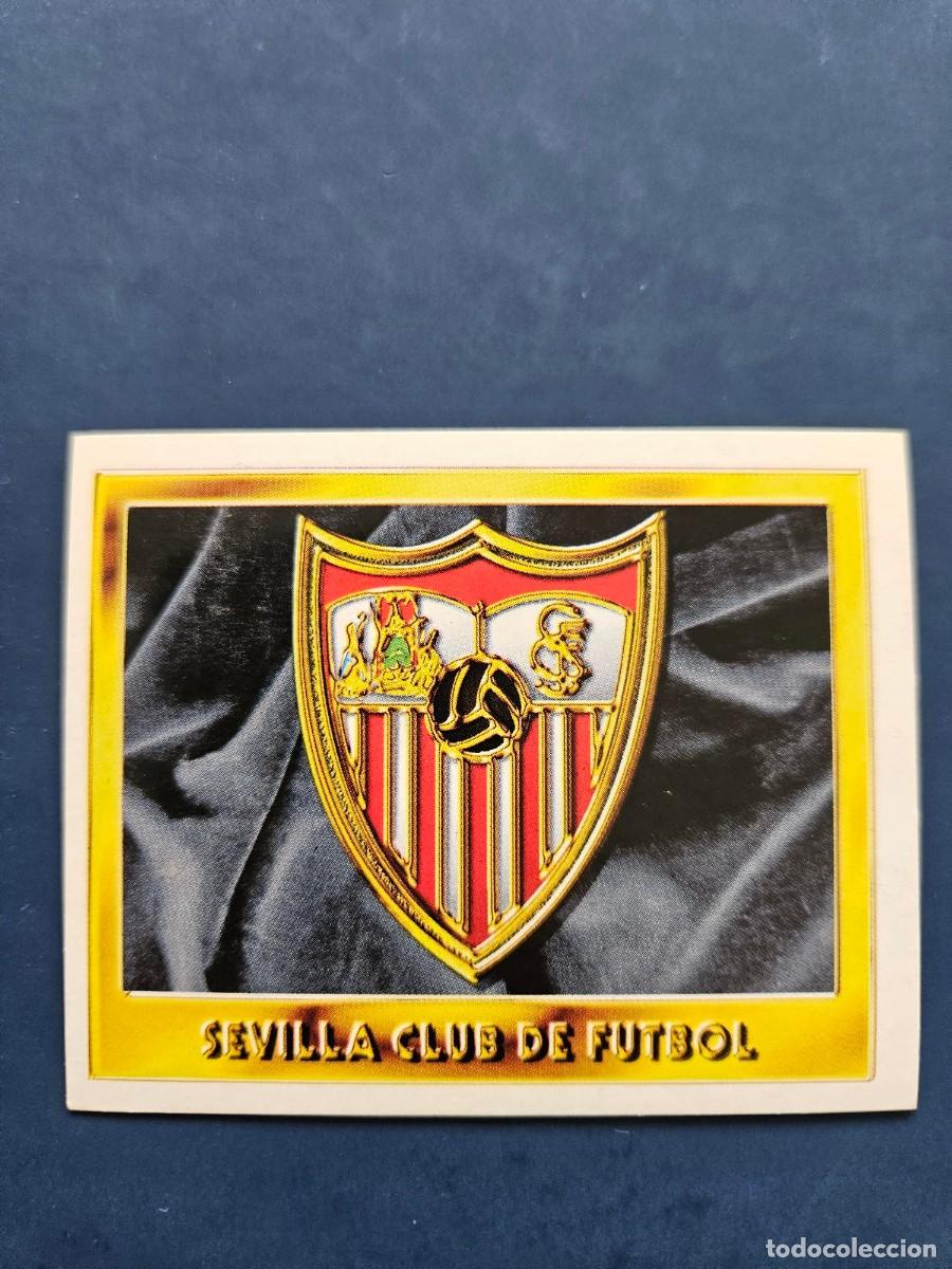 Cromos de f&uacute;tbol: ESCUDO SEVILLA LIGA ESTE 95 96 1995 1996 SIN PEGAR NUNCA PEGADO