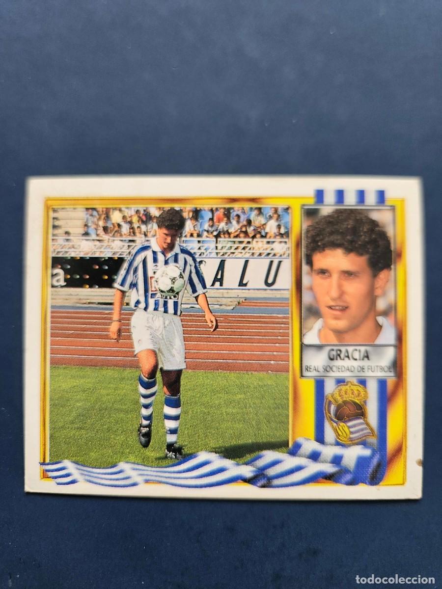 Cromos de f&uacute;tbol: GRACIA REAL SOCIEDAD LIGA ESTE 95 96 1995 1996 SIN PEGAR NUNCA PEGADO