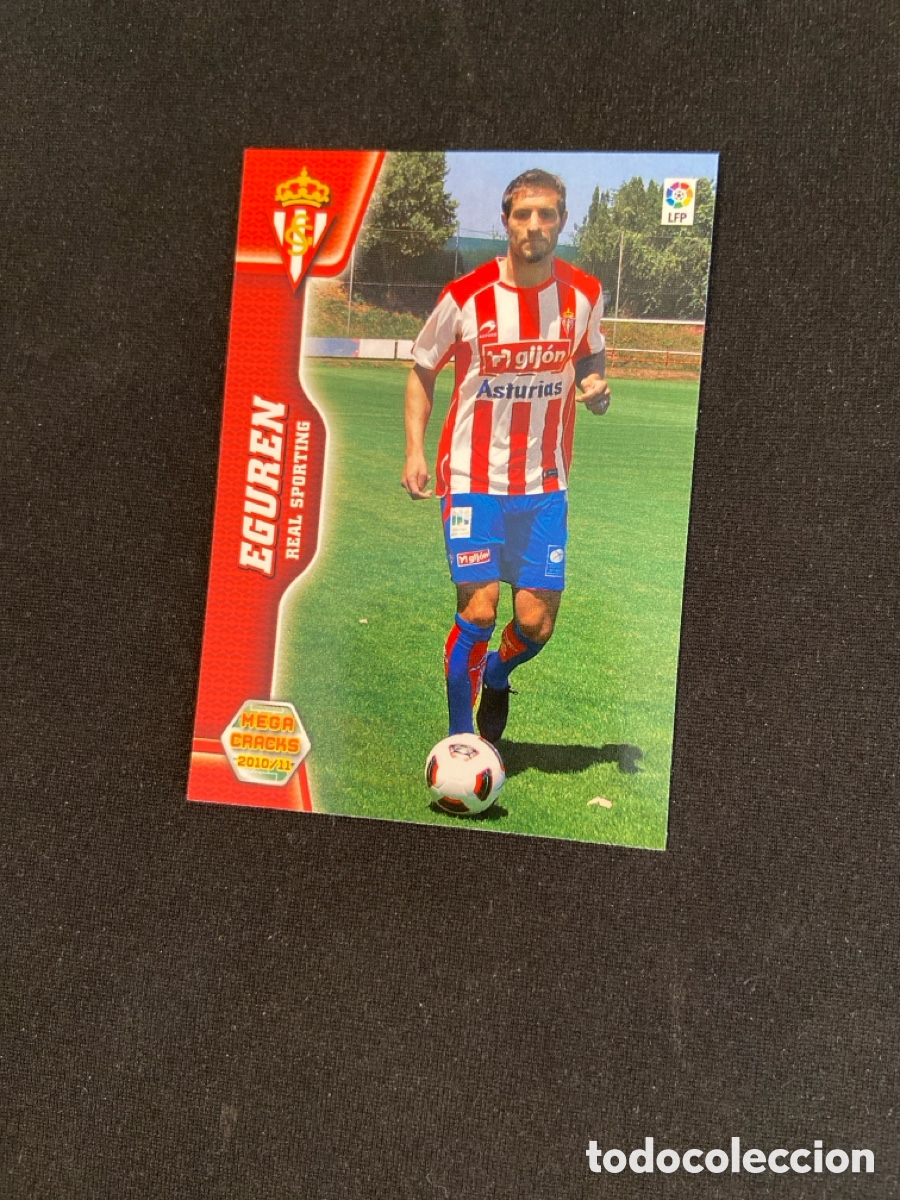 Cromos de f&uacute;tbol: EGUREN 454 NUEVO FICHAJE (SPORTING GIJ&Oacute;N)
