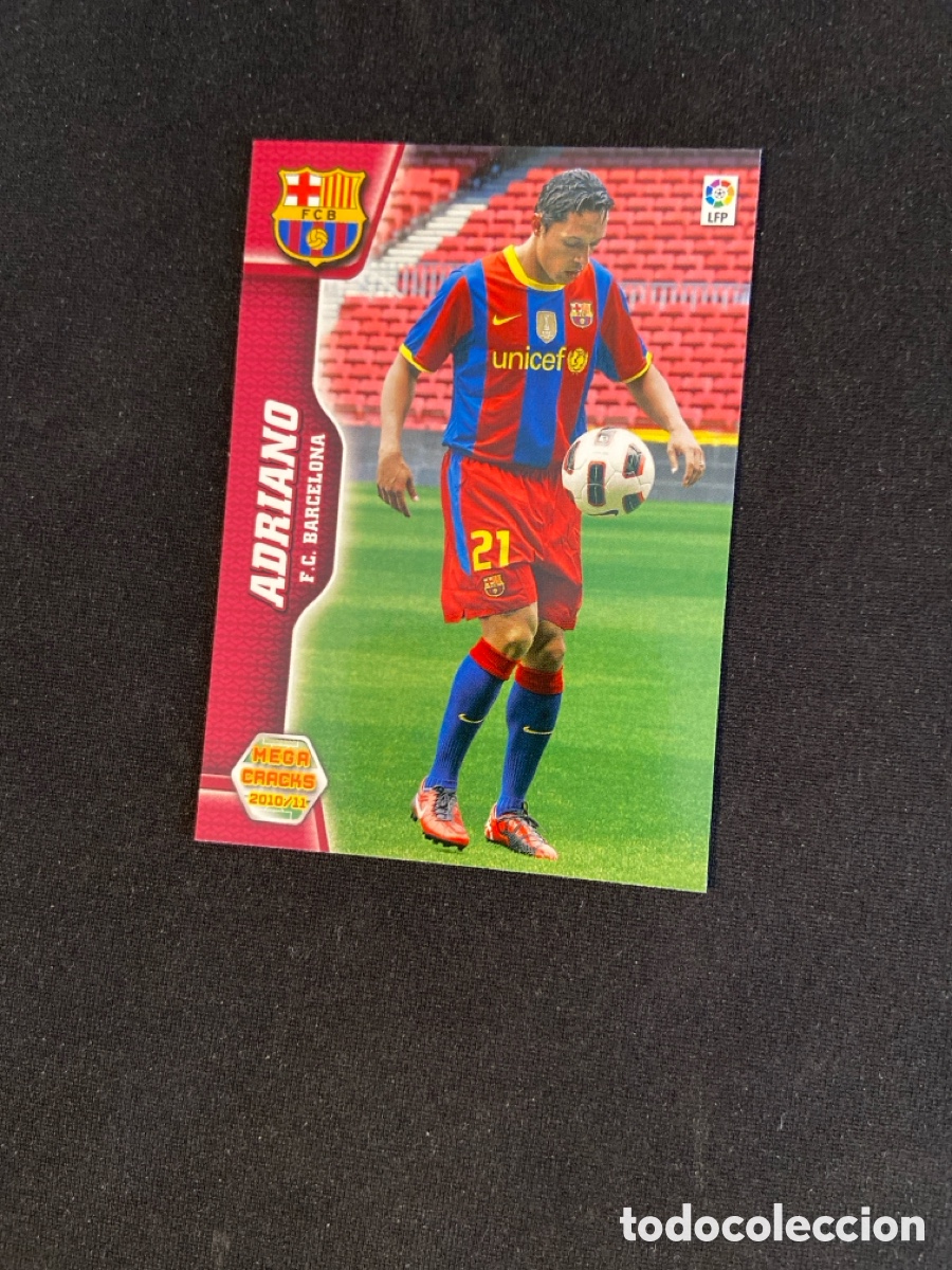 Cromos de f&uacute;tbol: ADRIANO 455 NUEVO FICHAJE (BARCELONA)
