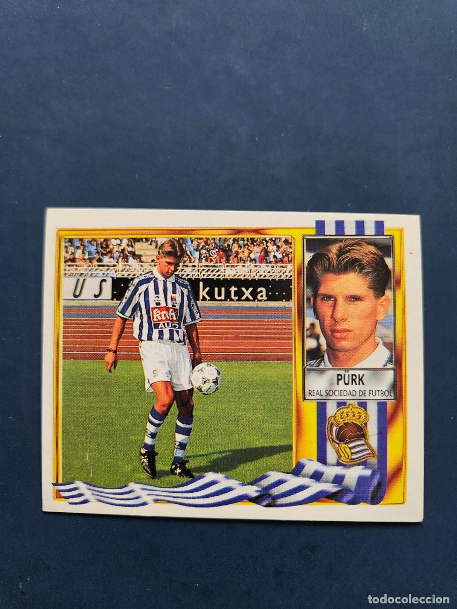 Cromos de f&uacute;tbol: P&Uuml;RK REAL SOCIEDAD COLOCA LIGA ESTE 95 96 1995 1996 SIN PEGAR NUNCA PEGADO