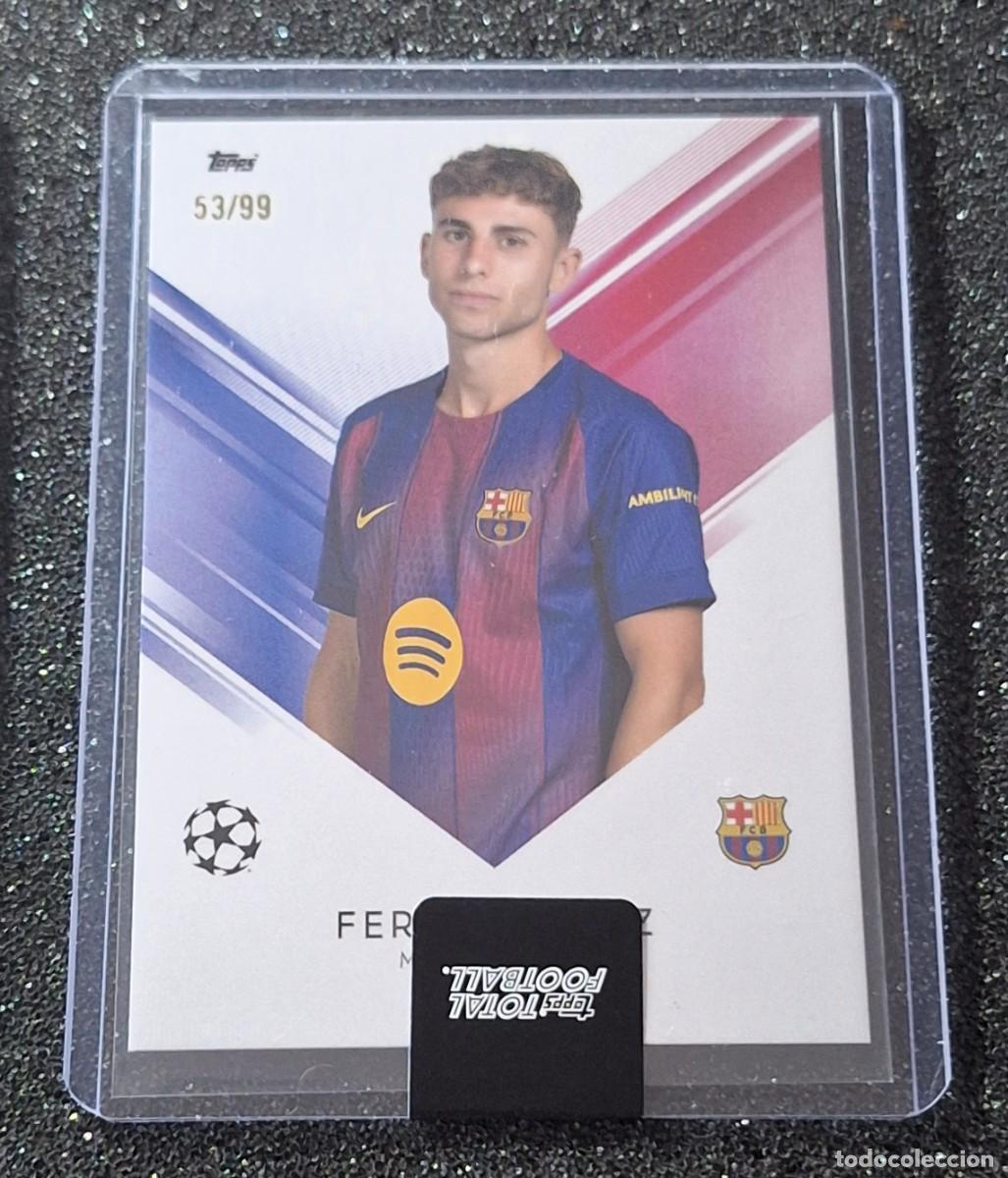 Cromos de f&uacute;tbol: Fermin Lopez Barcelona Topps Total Football 53/99