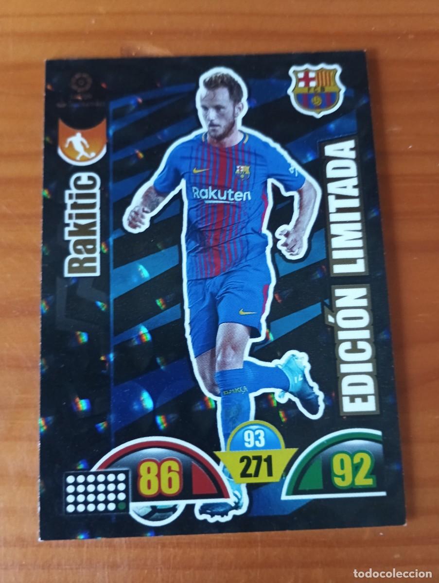 Figurine di Calcio: PANINI ADRENALYN RAKITIC EDICION LIMITADA BARCELONA 17 18 2017 2018
