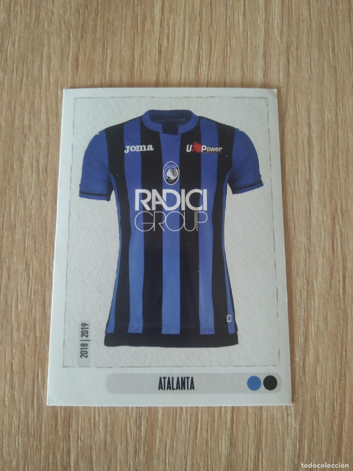 Cromos de f&uacute;tbol: 29 CAMISETA ATALANTA CROMO FUTBOL PANINI LIGA ITALIA 18-19 CALCIATORI 2018-2019