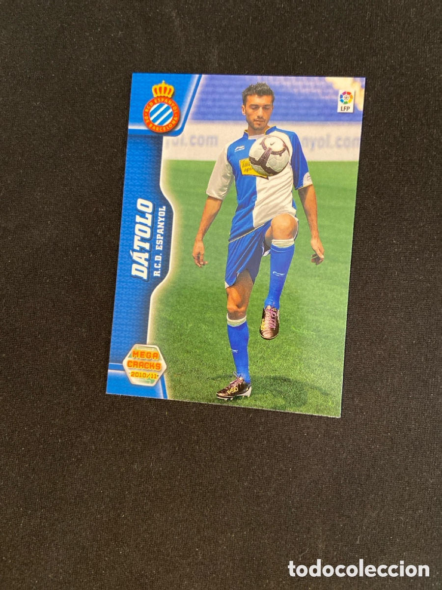 Cromos de f&uacute;tbol: DATOLO 459 NUEVO FICHAJE (ESPANYOL) PANINI MEGACRACKS 2010-2011 10 11 CROMO CARTA M-6