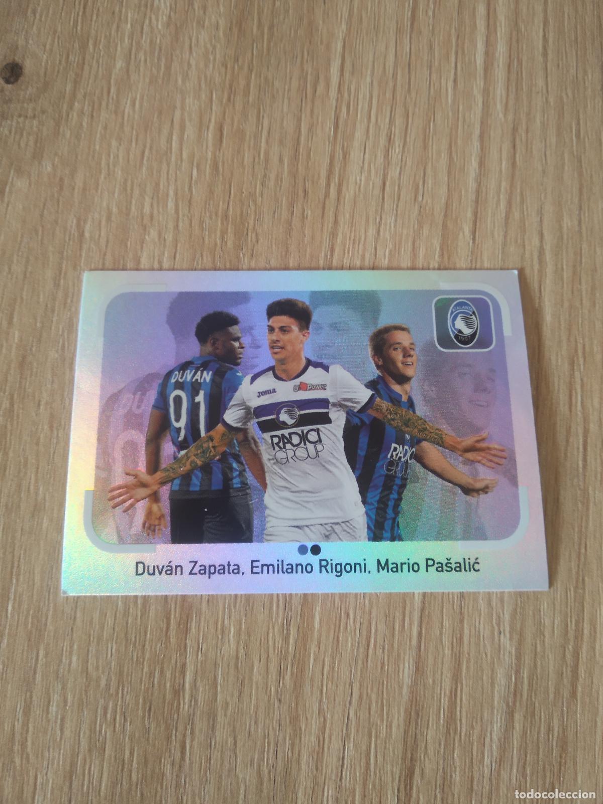 Cromos de f&uacute;tbol: 30 ZAPATA RIGONI PASALIC ATALANTA CROMO FUTBOL PANINI LIGA ITALIA 18-19 CALCIATORI 2018-2019