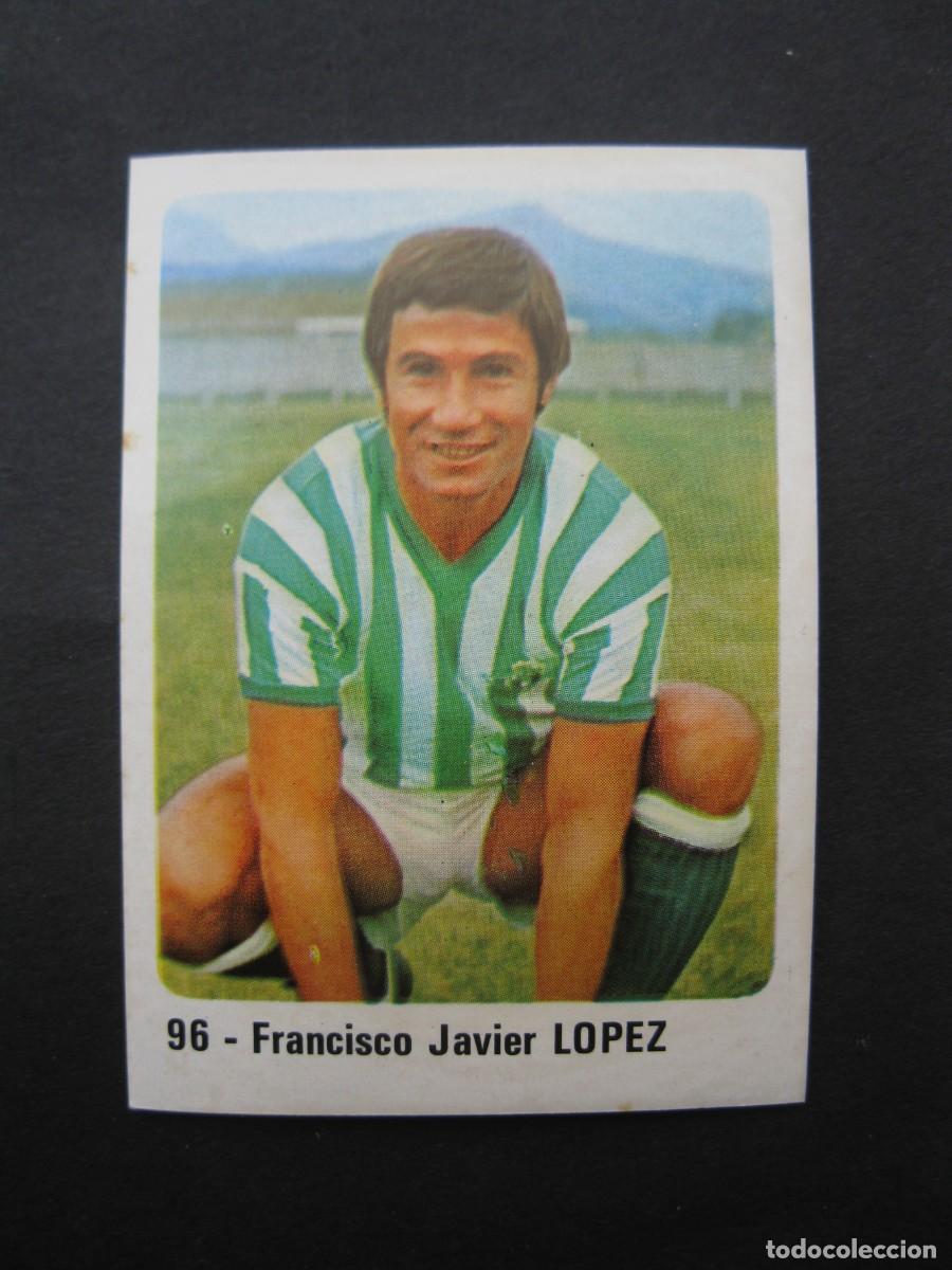 Cromos de f&uacute;tbol: LOPEZ (R. BETIS) - N&ordm; 96 - F&Uacute;TBOL 80/81 - CROMO CROM - NUNCA PEGADO.