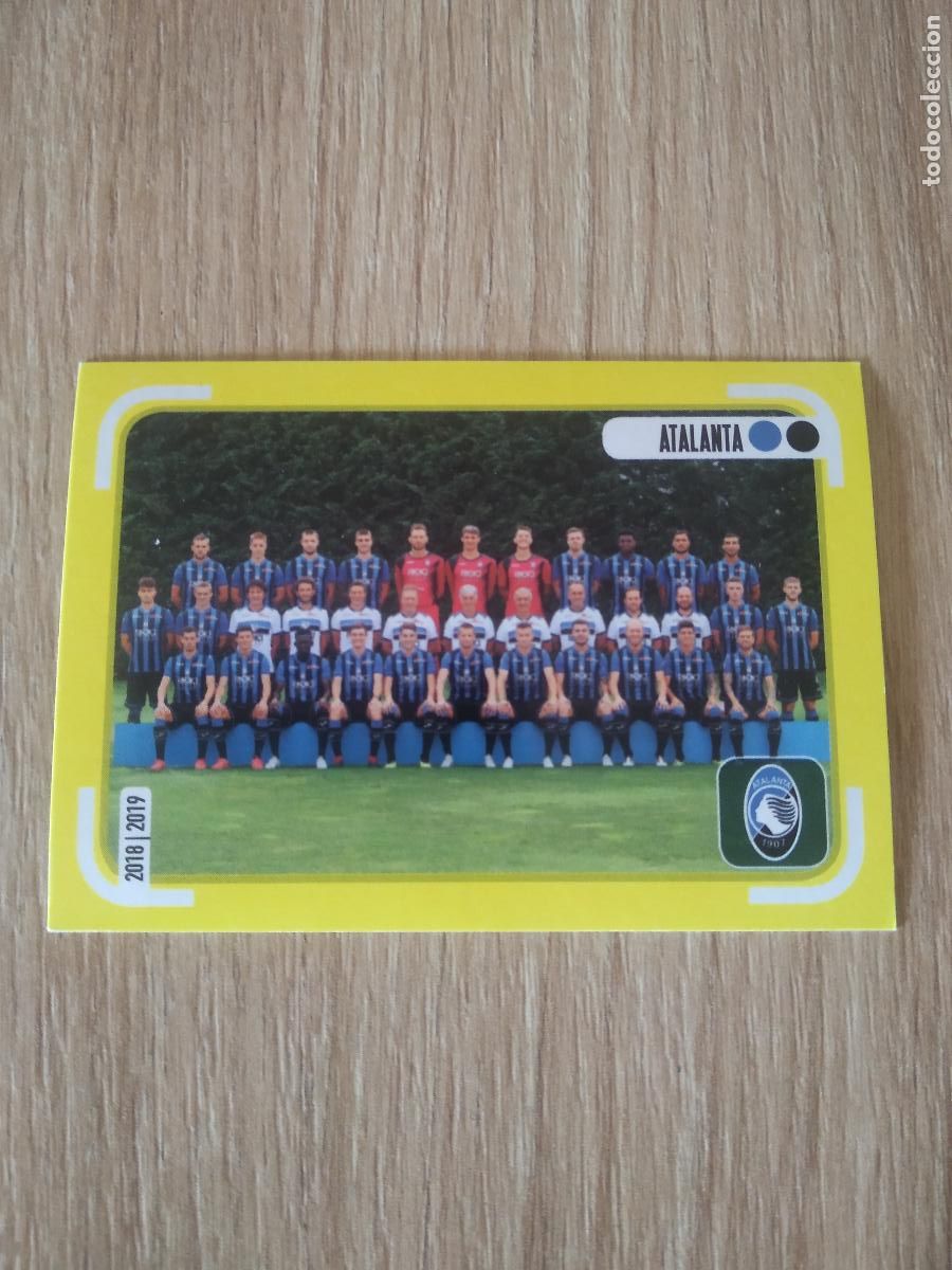 Cromos de f&uacute;tbol: 31 EQUIPO PLANTILLA ATALANTA CROMO FUTBOL PANINI LIGA ITALIA 18-19 CALCIATORI 2018-2019