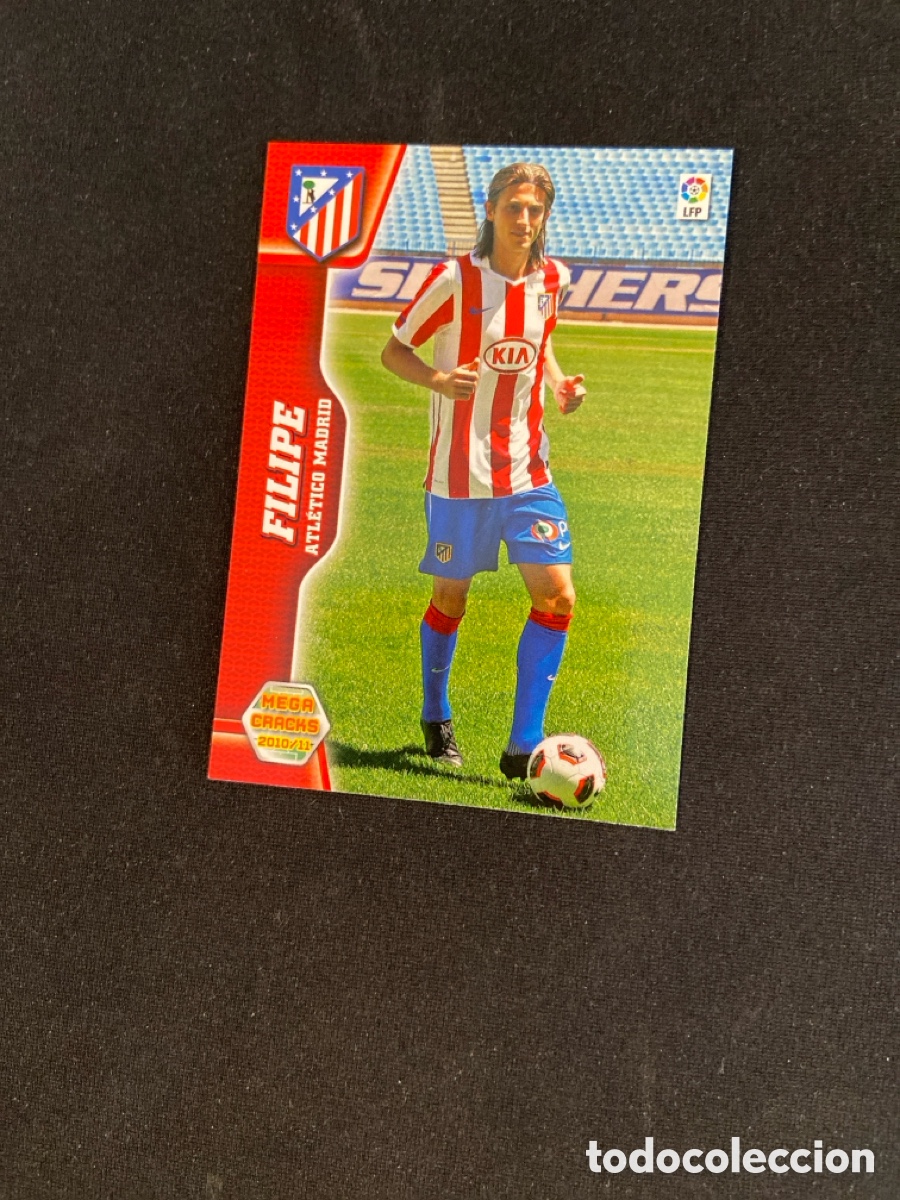 Football Stickers: FILIPE 461 NUEVO FICHAJE (ATL&Eacute;TICO MADRID) PANINI MEGACRACKS 2010-2011 10 11 CROMO CARTA M-6