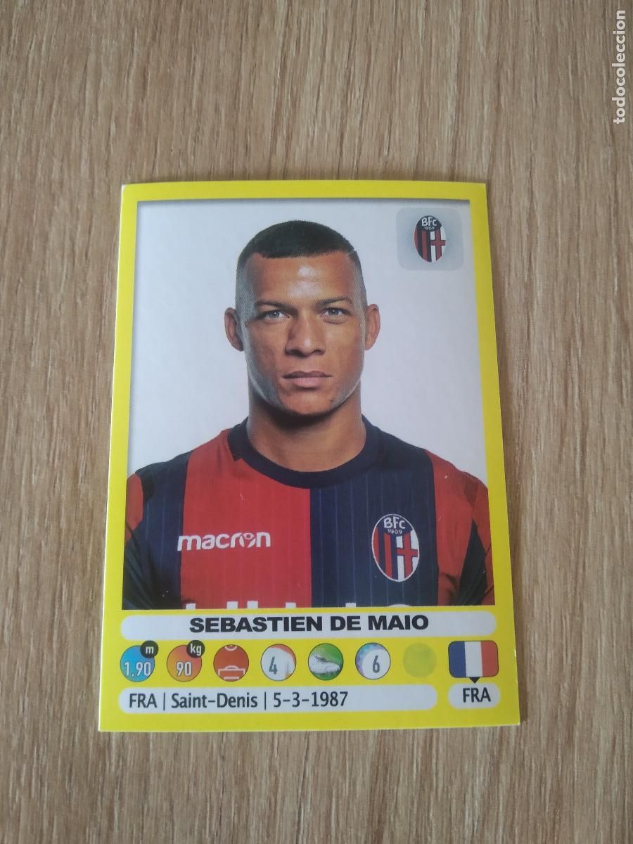 Football Stickers: 36 SEBASTIEN DE MAIO BOLOGNA CROMO FUTBOL PANINI LIGA ITALIA 18-19 CALCIATORI 2018-2019