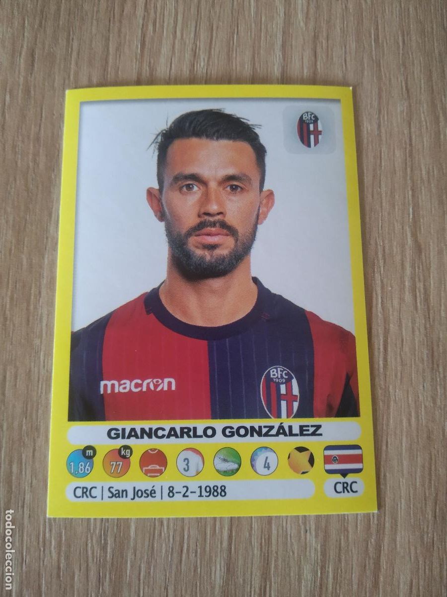 Football Stickers: 37 GIANCARLO GONZALEZ BOLOGNA CROMO FUTBOL PANINI LIGA ITALIA 18-19 CALCIATORI 2018-2019