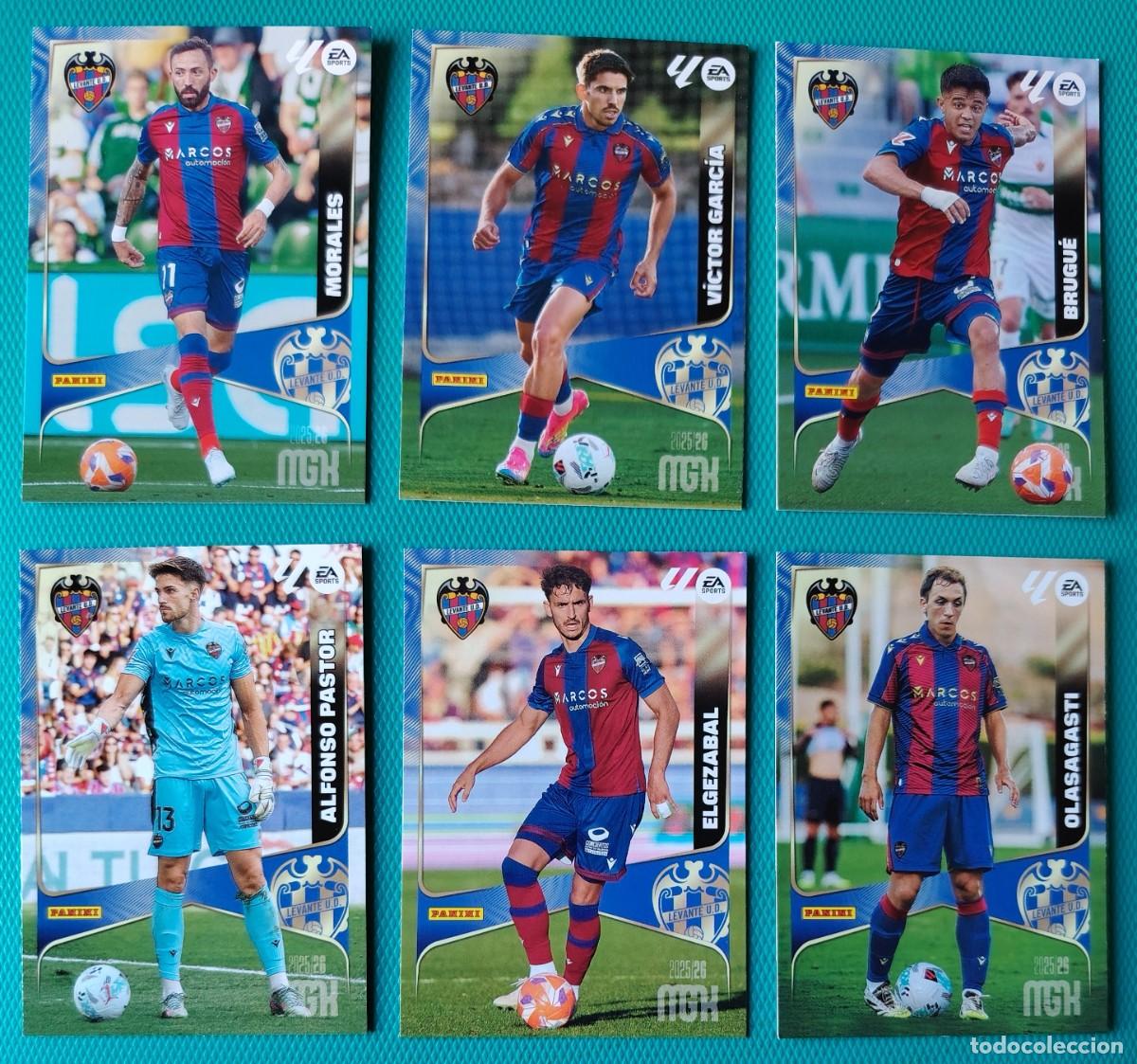 Football Stickers: 6 CROMOS MEGACRACKS - LEVANTE - TEMPORADA 2025 / 26 - NUEVOS - 026TZZ