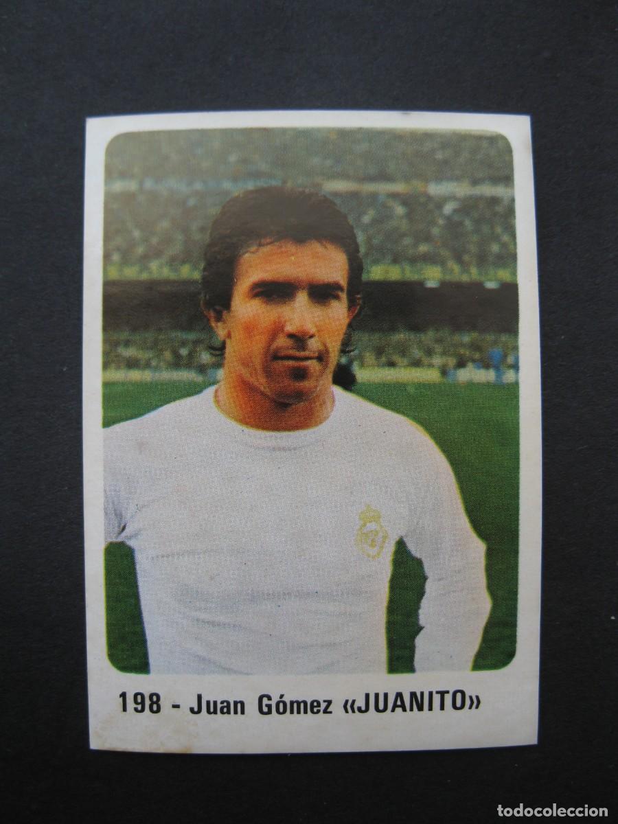 Football Stickers: JUANITO (R. MADRID) - N&ordm; 198 - F&Uacute;TBOL 80/81 - CROMO CROM - NUNCA PEGADO.