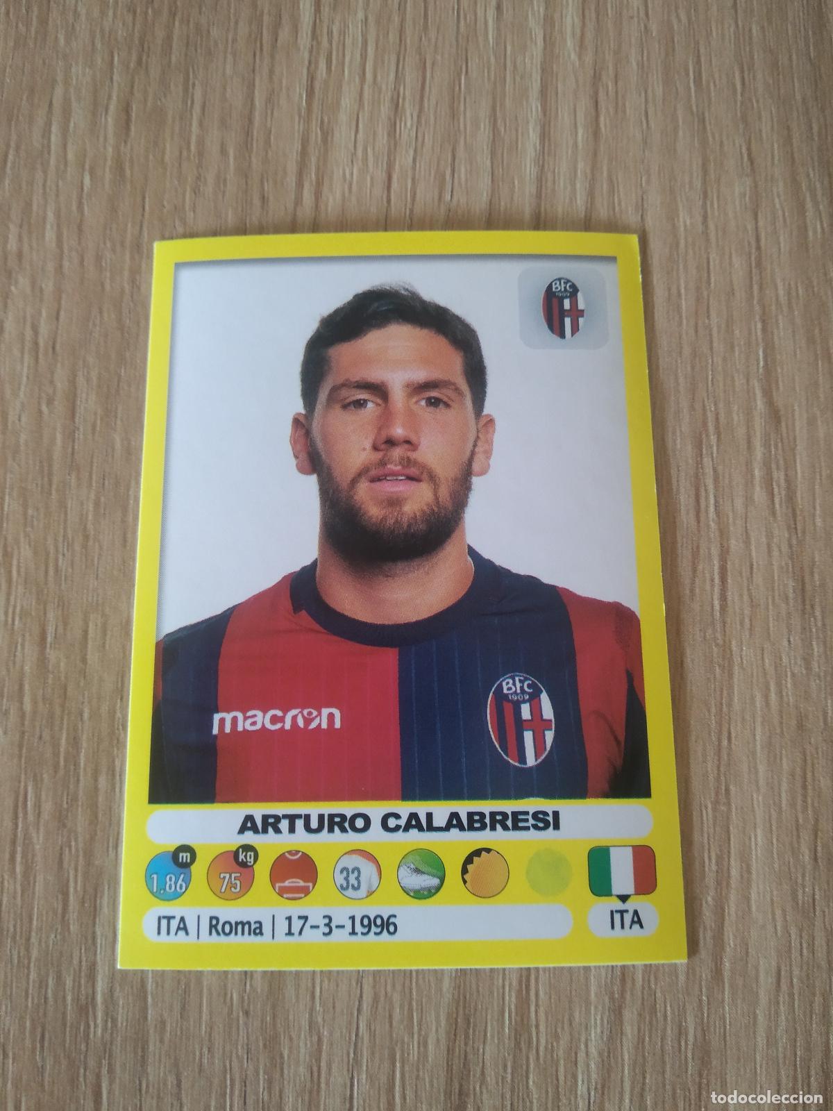 Cromos de f&uacute;tbol: 43 ARTURO CALABRESI BOLOGNA CROMO FUTBOL PANINI LIGA ITALIA 18-19 CALCIATORI 2018-2019