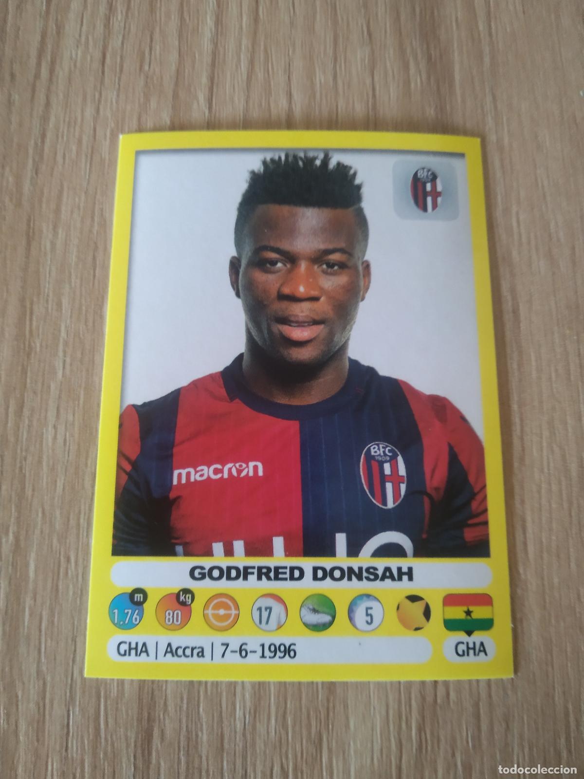Cromos de f&uacute;tbol: 45 GODFRED DONSAH BOLOGNA CROMO FUTBOL PANINI LIGA ITALIA 18-19 CALCIATORI 2018-2019