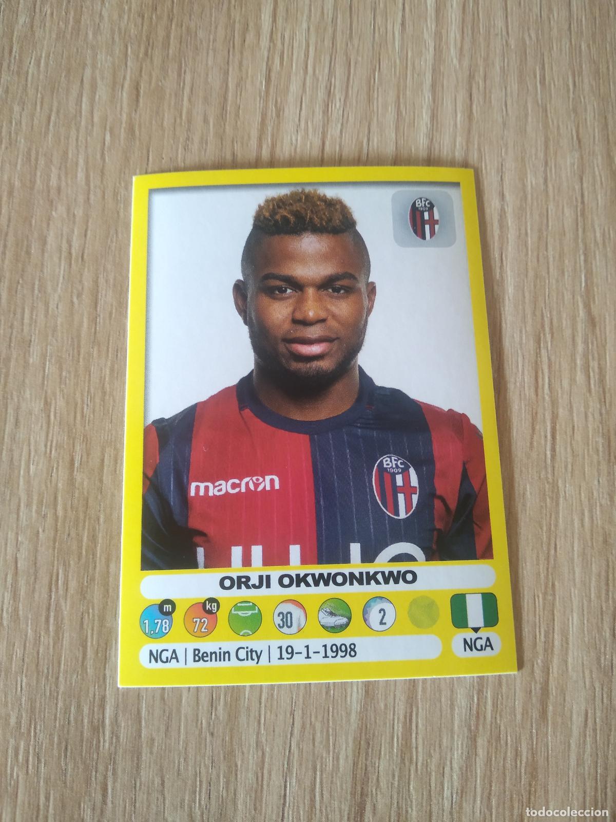 Cromos de f&uacute;tbol: 51 ORJI OKWONKWO BOLOGNA CROMO FUTBOL PANINI LIGA ITALIA 18-19 CALCIATORI 2018-2019