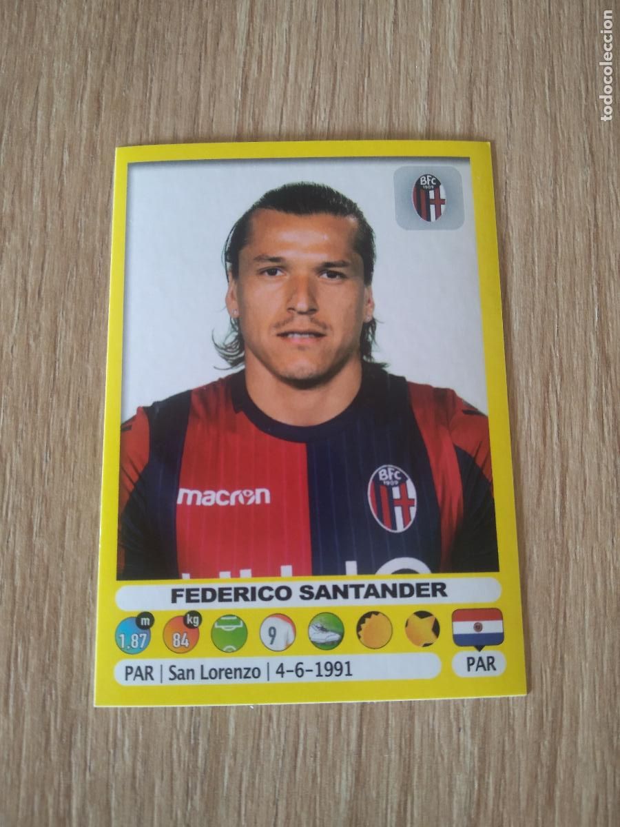 Cromos de f&uacute;tbol: 55 FEDERICO SANTANDER BOLOGNA CROMO FUTBOL PANINI LIGA ITALIA 18-19 CALCIATORI 2018-2019