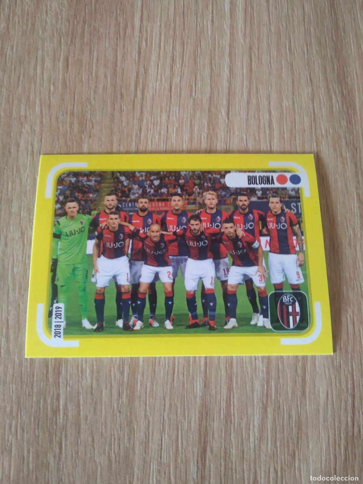 Cromos de f&uacute;tbol: 59 EQUIPO PLANTILLA BOLOGNA CROMO FUTBOL PANINI LIGA ITALIA 18-19 CALCIATORI 2018-2019