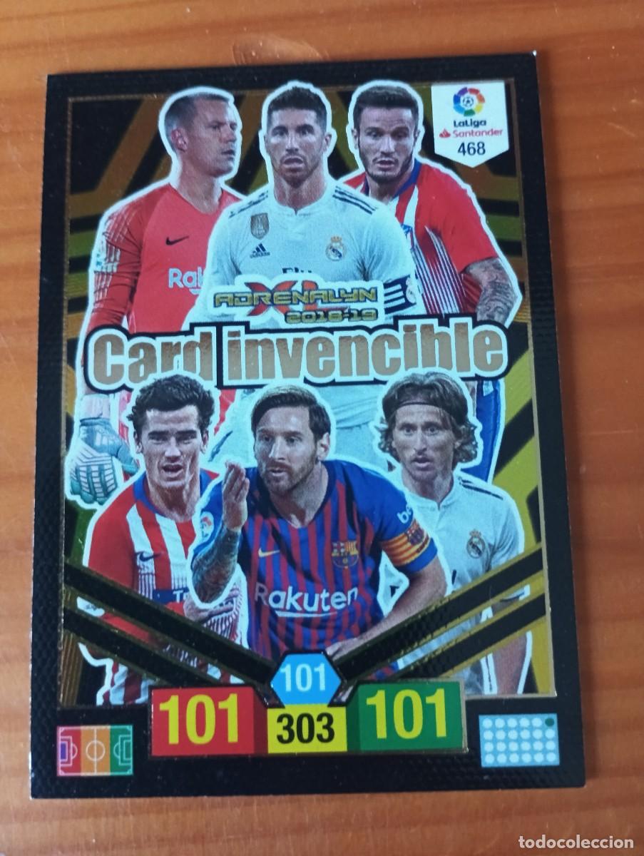 Cromos de Futebol: 468 CARD INVENCIBLE MESSI SERGIO RAMOS MODRIC ADRENALYN XL 2018 2019 18 19