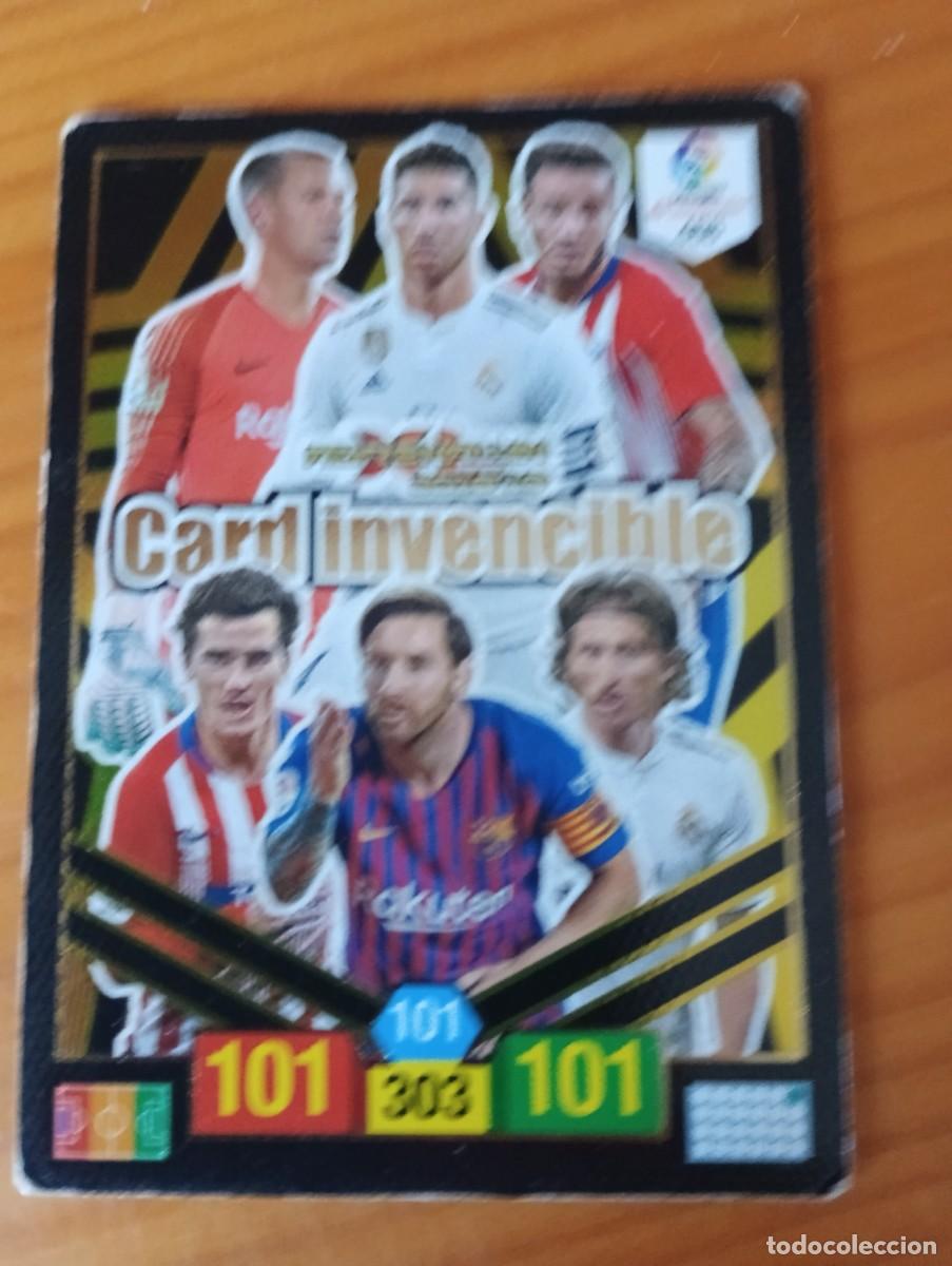 Figurine di Calcio: 468 CARD INVENCIBLE MESSI SERGIO RAMOS MODRIC ADRENALYN XL 2018 2019 18 19