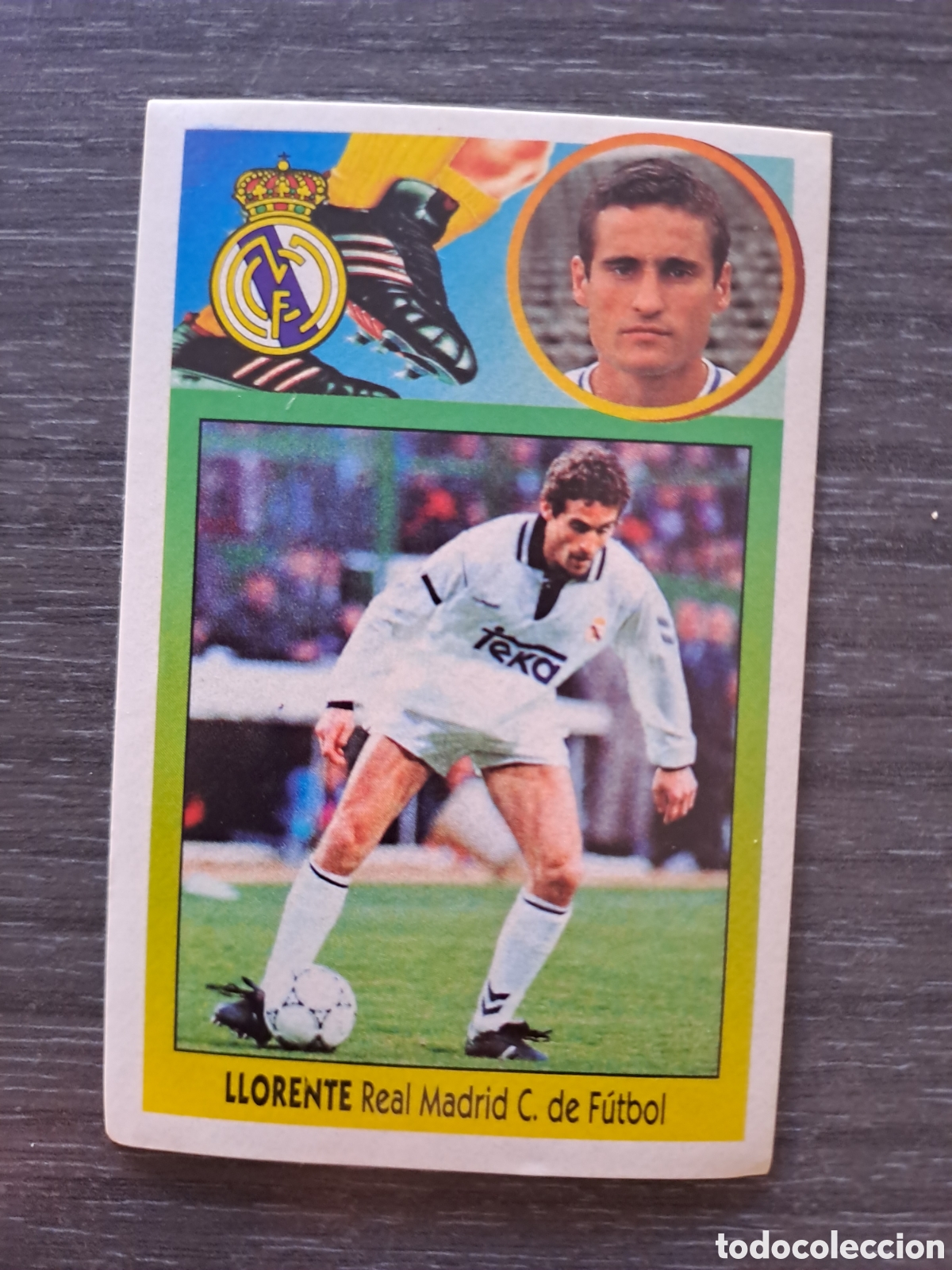 Cromos de f&uacute;tbol: LIGA ESTE 93-94 PACO LLORENTE REAL MADRID ADHESIVO SIN PEGAR Cromo ADHESIVO de PACO LLORENTE
