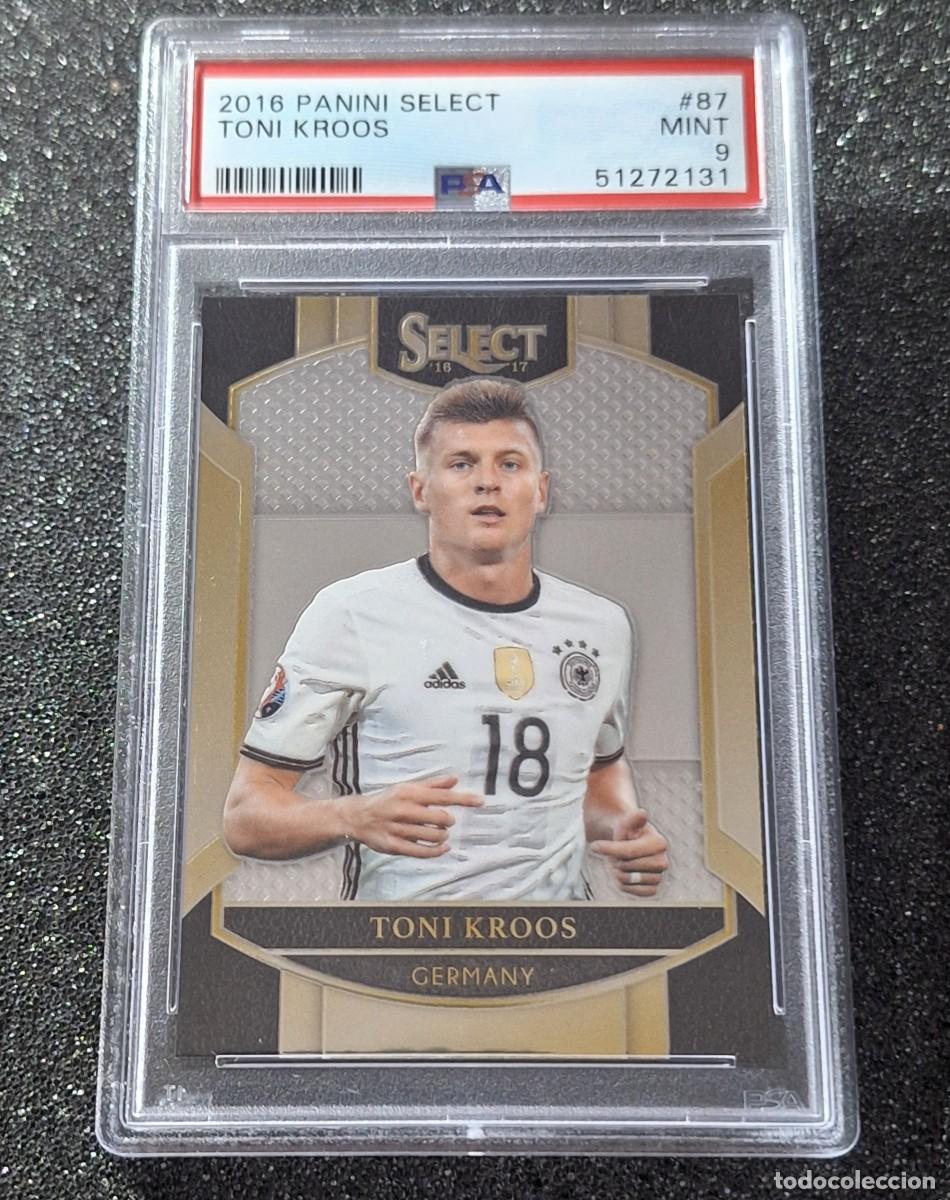 Cromos de f&uacute;tbol: Toni Kroos Alemania Panini Select Soccer 2016 #87 PSA 9
