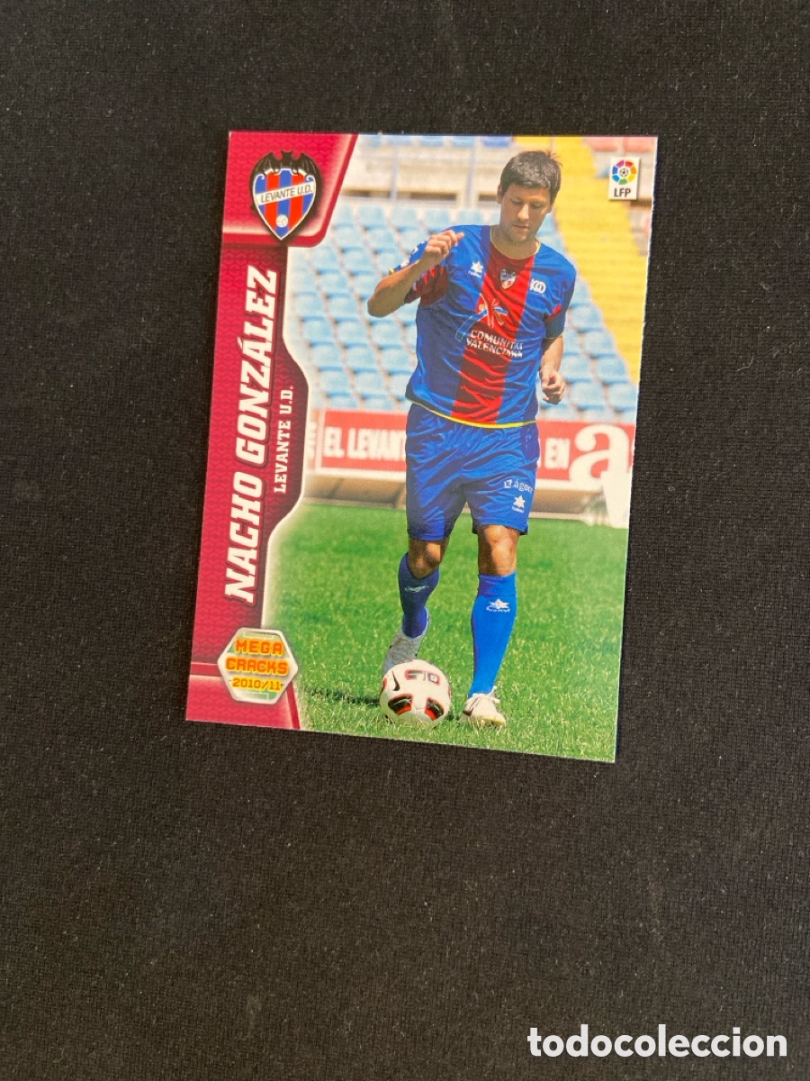 Cromos de f&uacute;tbol: NACHO GONZ&Aacute;LEZ 473 NUEVO FICHAJE (LEVANTE)