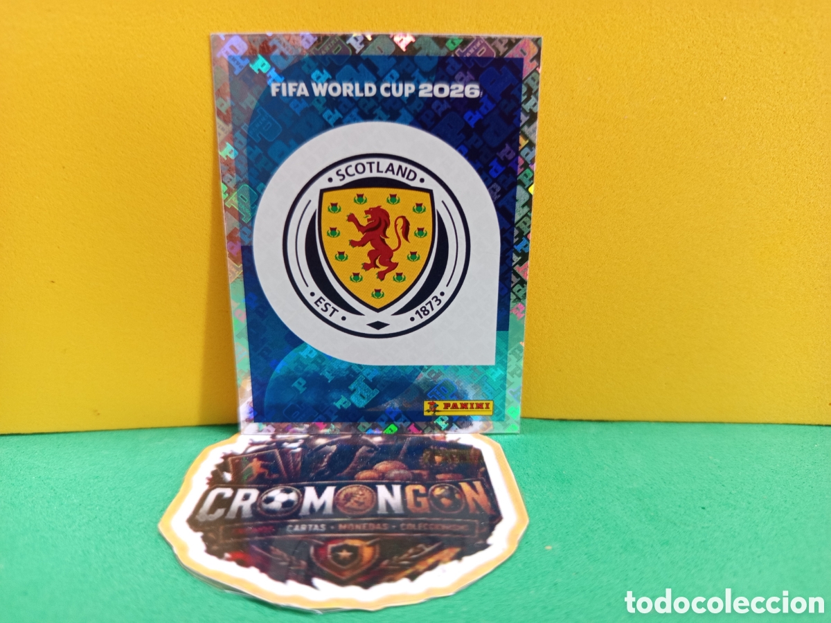 Cromos de f&uacute;tbol: ❇️ CROMO ⚽ ESCUDO ESCOCIA SCO1 MUNDIAL 2026 FIFA WORLD CUP 2026 26 PANINI SIN PEGAR❇️