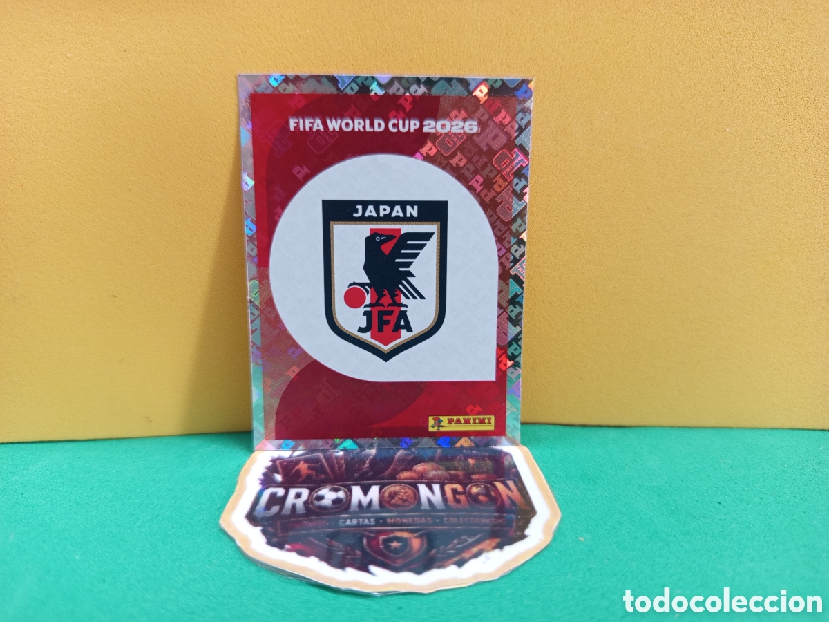 Cromos de f&uacute;tbol: ❇️ CROMO ⚽ ESCUDO JAP&Oacute;N JPN1 MUNDIAL 2026 FIFA WORLD CUP 2026 26 PANINI SIN PEGAR❇️