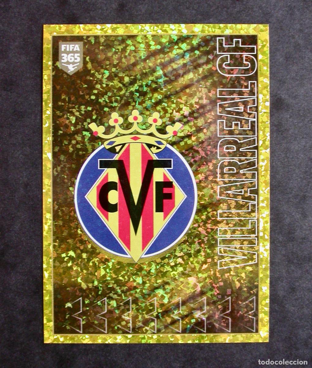 Football Stickers: 149 ESCUDO / VILLARREAL / THE GOLDEN WORLD OF FOOTBALL / PANINI FIFA 365 2021 2022 /STICKERS