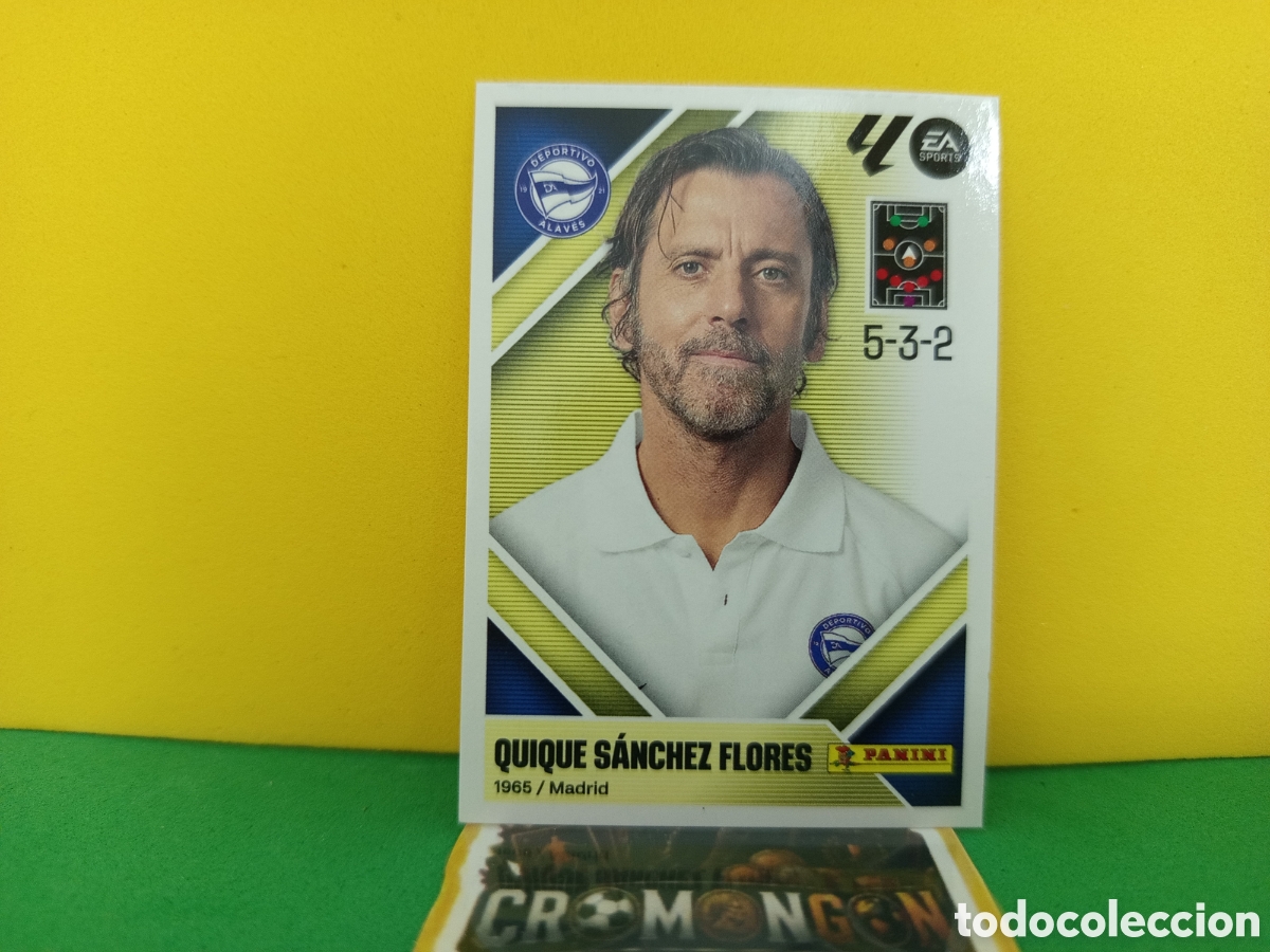Football Stickers: ❇️ CROMO ⚽ QUIQUE S&Aacute;NCHEZ FLORES ALAV&Eacute;S 2 LIGA 26 27 2026 2027 EDICIONES ESTE PANINI SIN PEGAR❇️