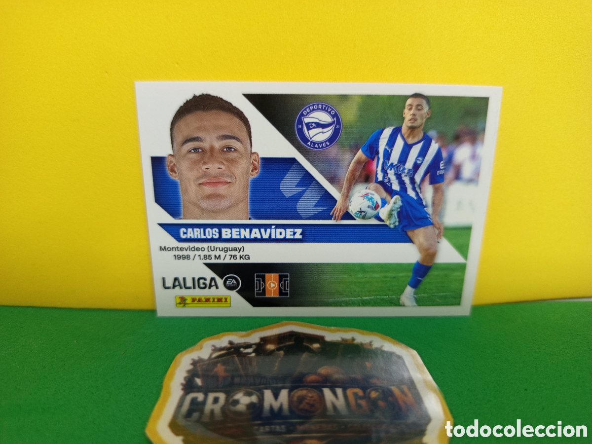 Football Stickers: ❇️ CROMO ⚽ CARLOS BENAV&Iacute;DEZ ALAV&Eacute;S LIGA 26 27 2026 2027 EDICIONES ESTE PANINI SIN PEGAR❇️