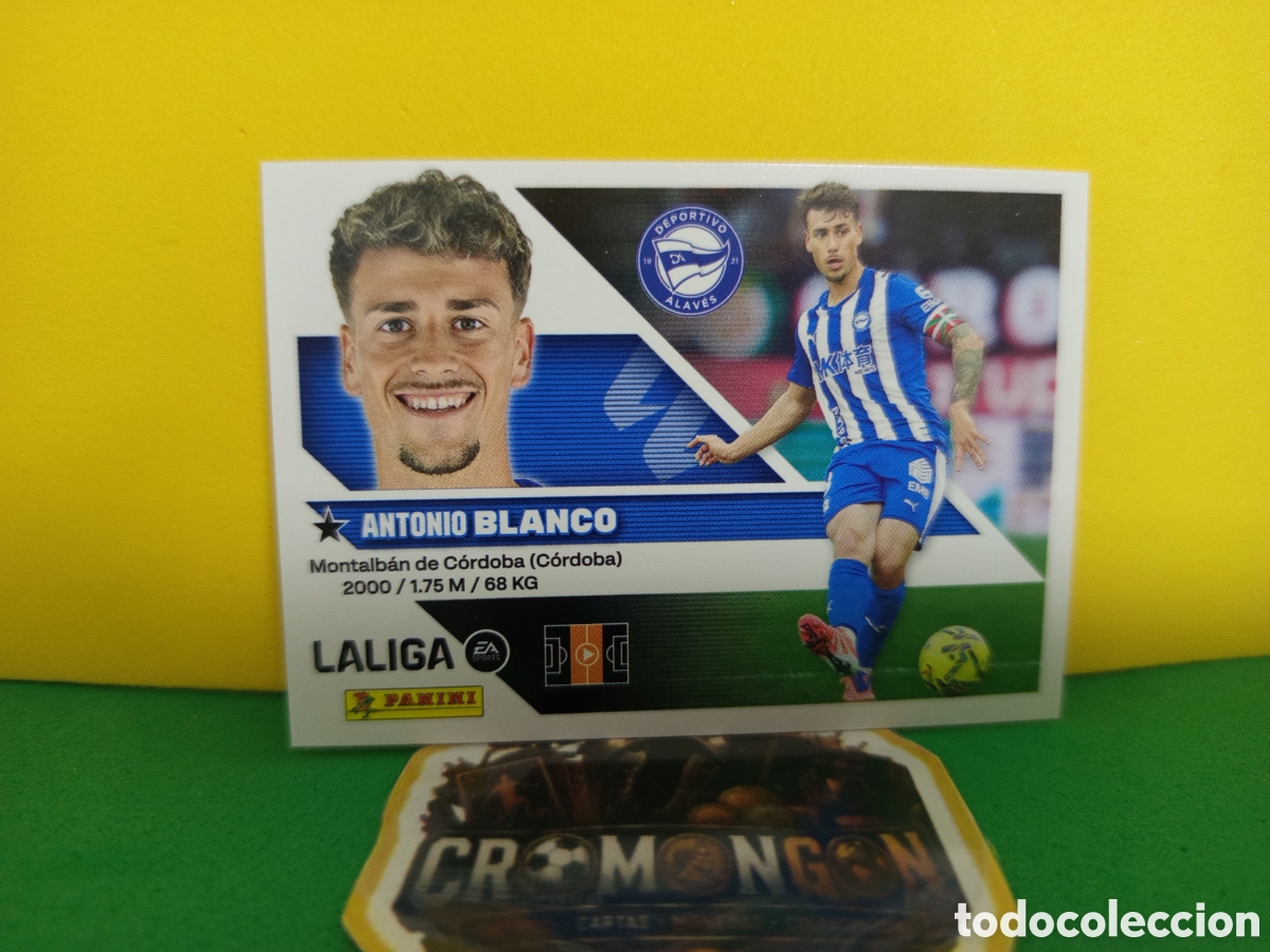 Football Stickers: ❇️ CROMO ⚽ ANTONIO BLANCO ALAV&Eacute;S LIGA 26 27 2026 2027 EDICIONES ESTE PANINI SIN PEGAR❇️
