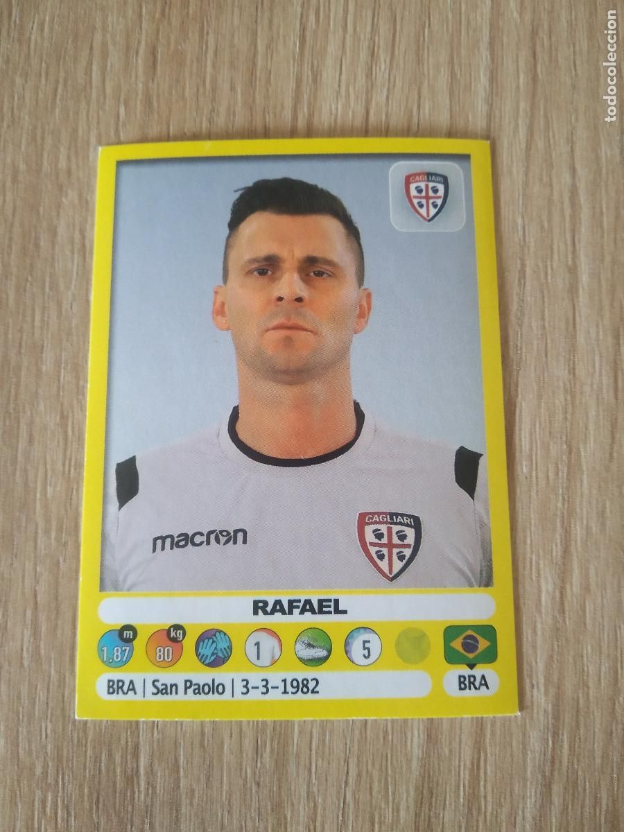 Cromos de f&uacute;tbol: 62 RAFAEL CAGLIARI CROMO FUTBOL PANINI LIGA ITALIA 18-19 CALCIATORI 2018-2019