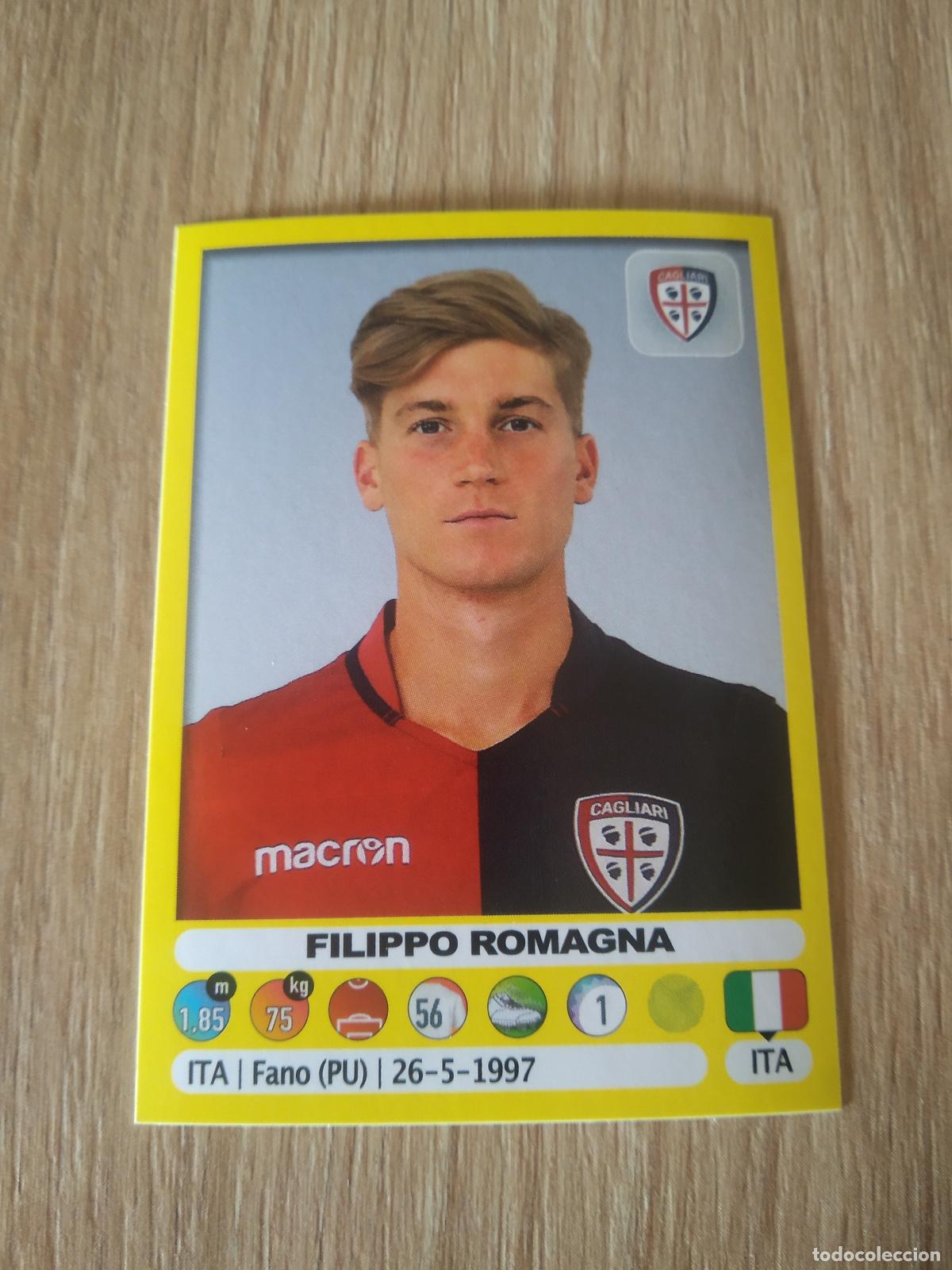 Cromos de f&uacute;tbol: 64 FILIPPO ROMAGNA CAGLIARI CROMO FUTBOL PANINI LIGA ITALIA 18-19 CALCIATORI 2018-2019