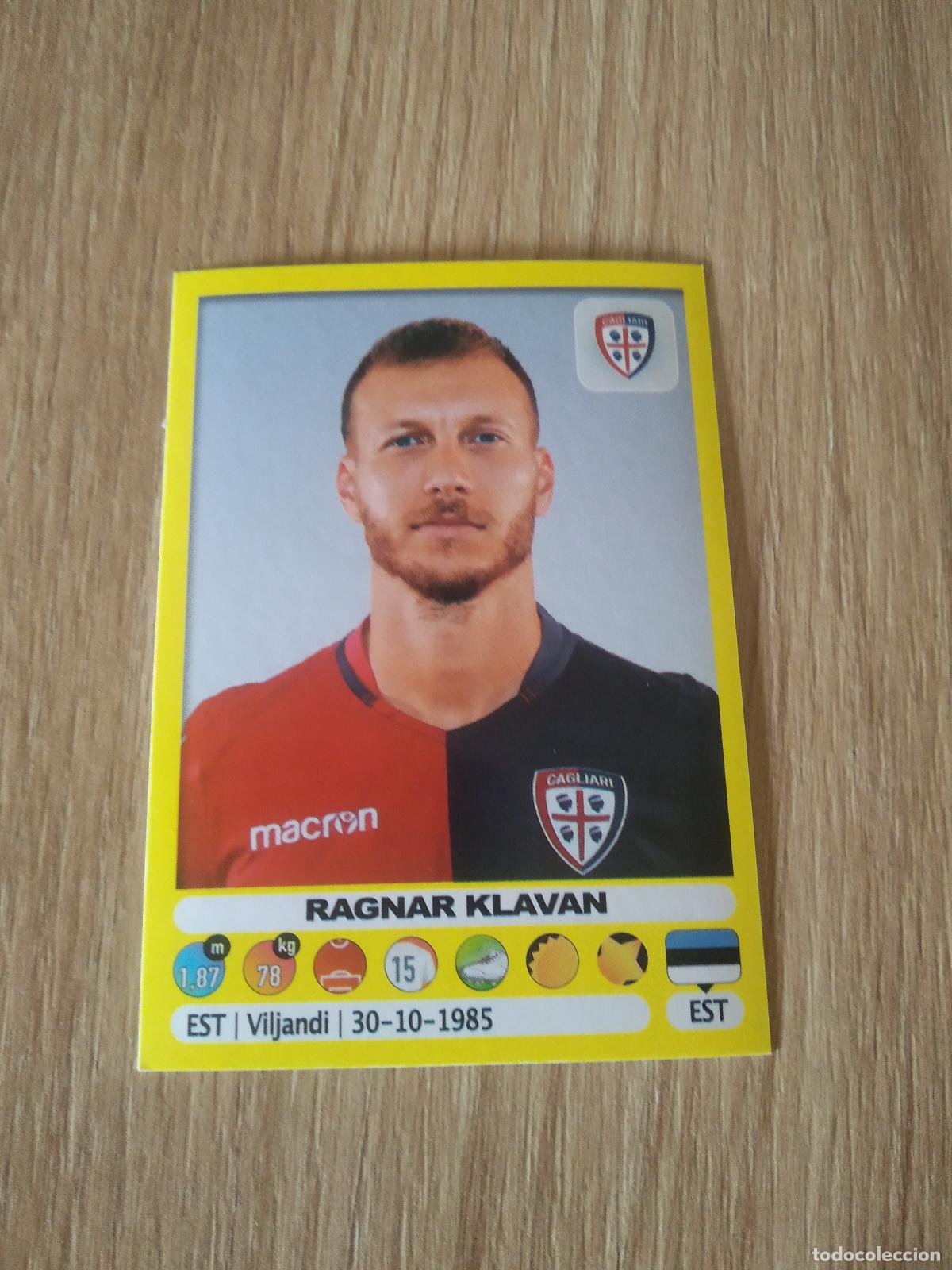 Cromos de f&uacute;tbol: 65 RAGNAR KLAVAN CAGLIARI CROMO FUTBOL PANINI LIGA ITALIA 18-19 CALCIATORI 2018-2019