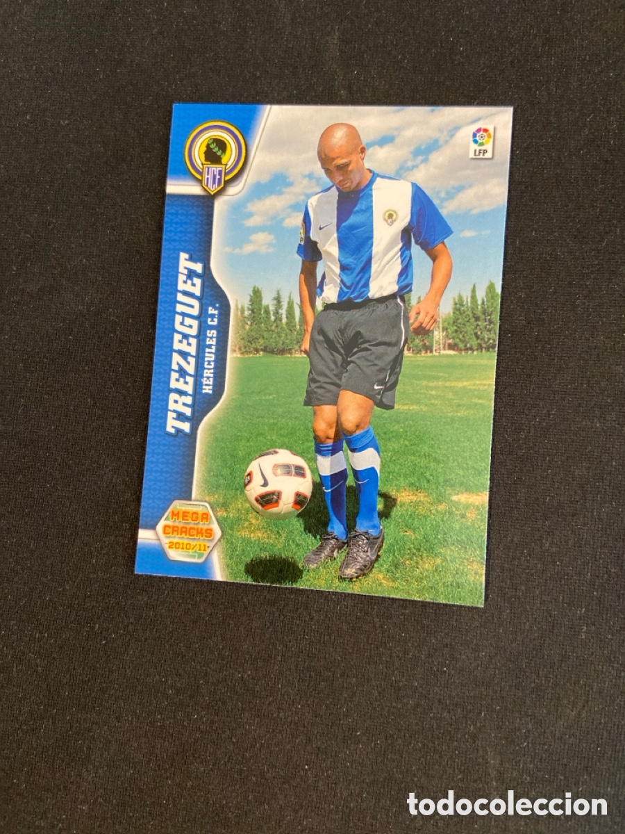 Cromos de f&uacute;tbol: TREZEGUET 491 NUEVO FICHAJE (HERCULES)