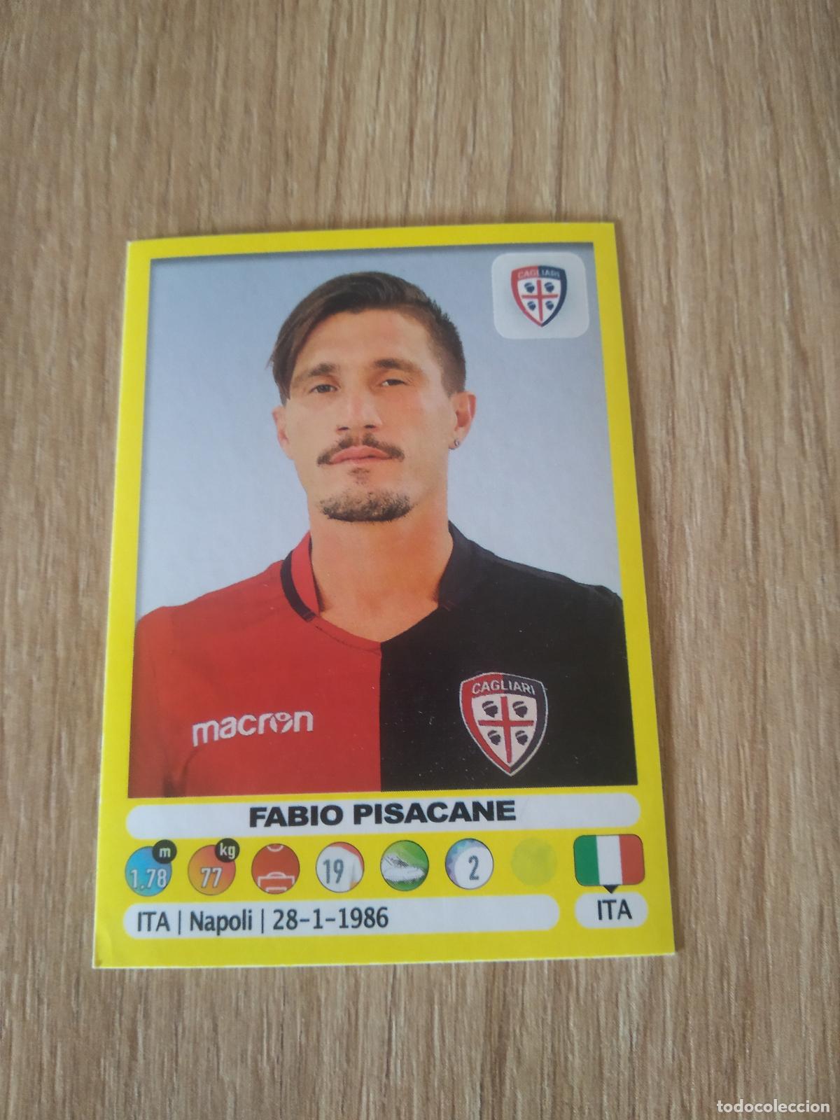 Cromos de f&uacute;tbol: 71 FABIO PISACANE CAGLIARI CROMO FUTBOL PANINI LIGA ITALIA 18-19 CALCIATORI 2018-2019