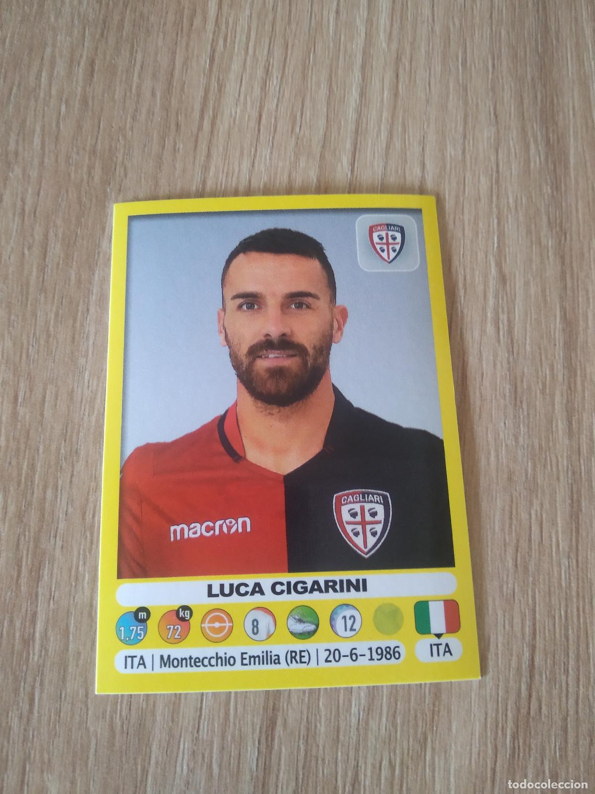 Cromos de f&uacute;tbol: 75 LUCA CIGARINI CAGLIARI CROMO FUTBOL PANINI LIGA ITALIA 18-19 CALCIATORI 2018-2019