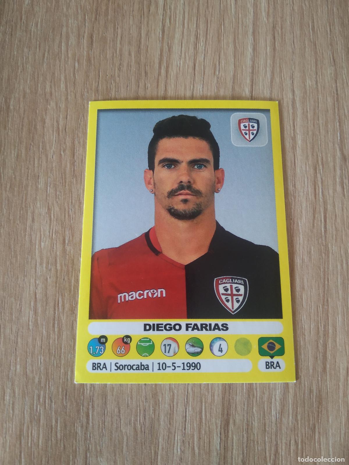 Cromos de f&uacute;tbol: 81 DIEGO FARIAS CAGLIARI CROMO FUTBOL PANINI LIGA ITALIA 18-19 CALCIATORI 2018-2019