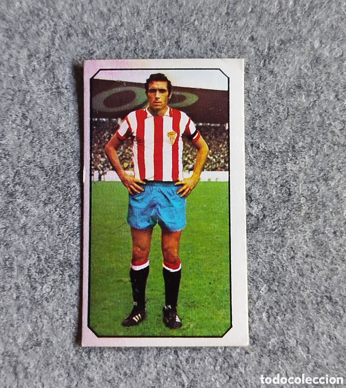 Cromos de f&uacute;tbol: SIN PEGAR QUINI 77 78 1977 1978 SPORTING DE GIJON EDICIONES ESTE NUNCA PEGADO CROMO